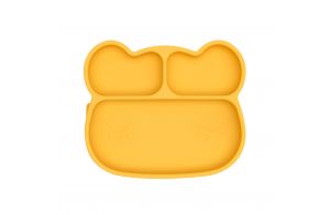 Stickie Plate | Bear | Yellow