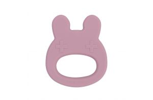 We Might Be Tiny | Teether| Bunny | Dusty Rose