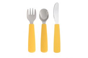 Feedie | Cutlery | Set of 3 | Yellow